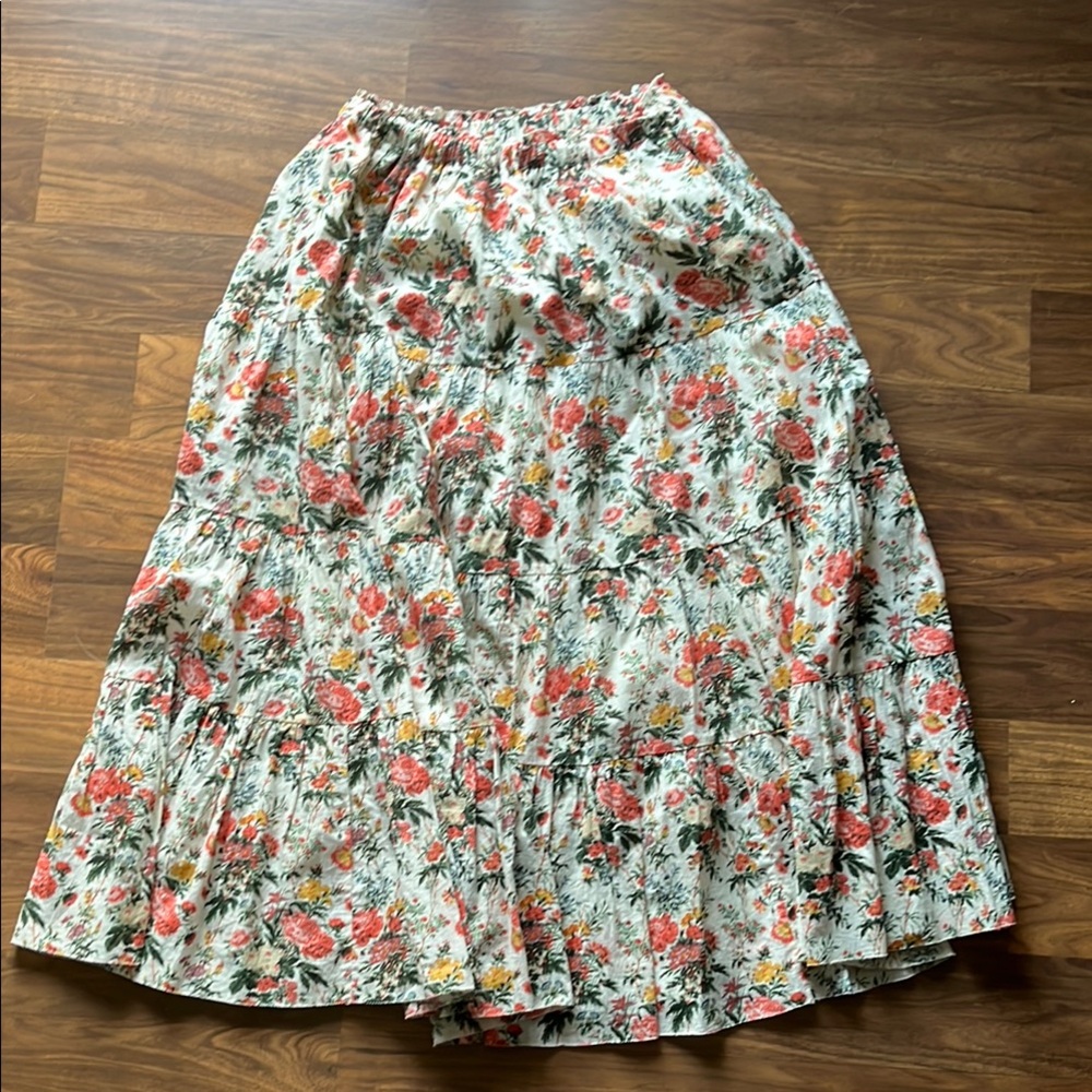 The Great. Floral Skirt